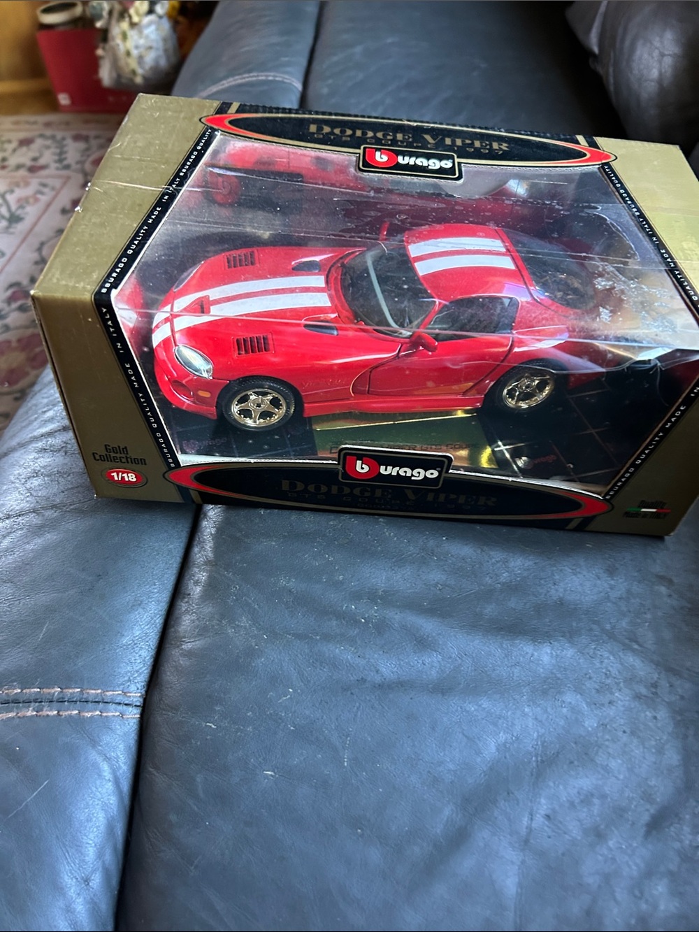 Red Dodge Viper Die-Cast Collectible Toy Car